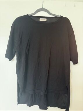 Falconeri Black Short Sleeve Tunic Top
